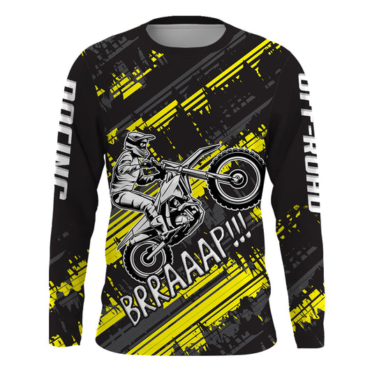 Motocross Racing Jersey Men Kid UPF30+ Dirt Bike Motorcycle Riding Off-Road Racing Jersey XM224