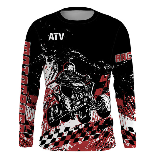 Personalized ATV Motocross Jersey UPF30+ Quad Bike Shirt Adult Youth  ATV Motorcycle Jersey MX11
