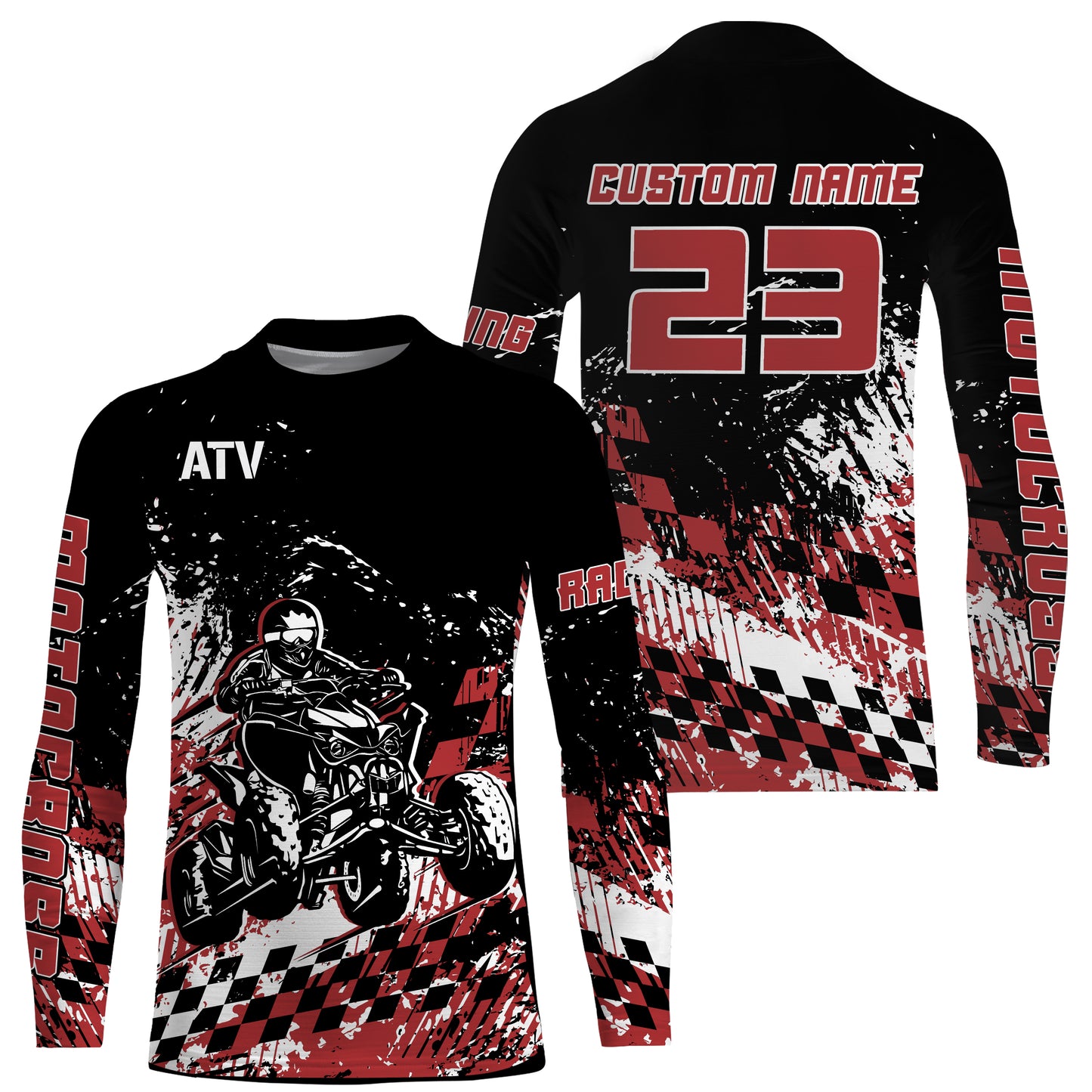 Personalized ATV Motocross Jersey UPF30+ Quad Bike Shirt Adult Youth  ATV Motorcycle Jersey MX11