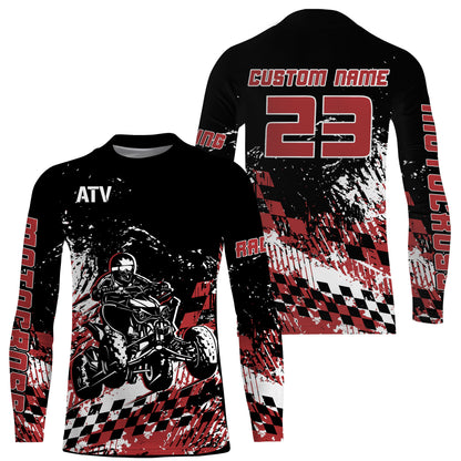 Personalized ATV Motocross Jersey UPF30+ Quad Bike Shirt Adult Youth  ATV Motorcycle Jersey MX11