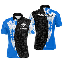 Load image into Gallery viewer, Blue 8 Ball Billiard Shirts for Men Billiard Team Shirts Billiard League for Polo &amp; 1/4 Zipper NNT84