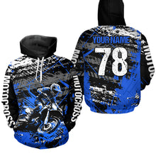 Load image into Gallery viewer, Custom Youth Motocross Hoodie Sweatshirts Dirt Bike Hoodies for Kid Adult Motorcycle Hoodie HOT14