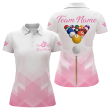 Load image into Gallery viewer, Custom Women 8 Ball Billiard Jersey Billiard Team Shirt Billiard League Polo &amp; 1/4 Zip NNT100