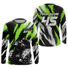 Load image into Gallery viewer, Custom Green ATV Motocross Jersey Racing Shirts UPF30+ Off-Road Jersey Kid Men Women DNT11