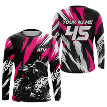 Load image into Gallery viewer, Custom Pink ATV Motocross Jersey Racing Shirts UPF30+ Off-Road Jersey Kid Men Women DNT11