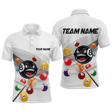 Load image into Gallery viewer, Billiard Jerseys Funny 8 Ball Billiard for Men Team Polo &amp; 1/4 Zip Shirt Billiard Gifts NNT22