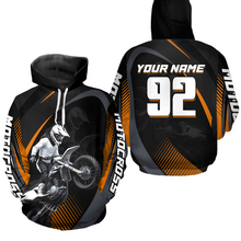 Load image into Gallery viewer, Personalized Youth Racing Hoodie Dirt Bike Motocross Hoodie Shirt for Kid Men Women HOT11