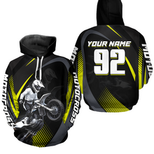 Load image into Gallery viewer, Personalized Youth Racing Hoodie Dirt Bike Motocross Hoodie Shirt for Kid Men Women HOT11