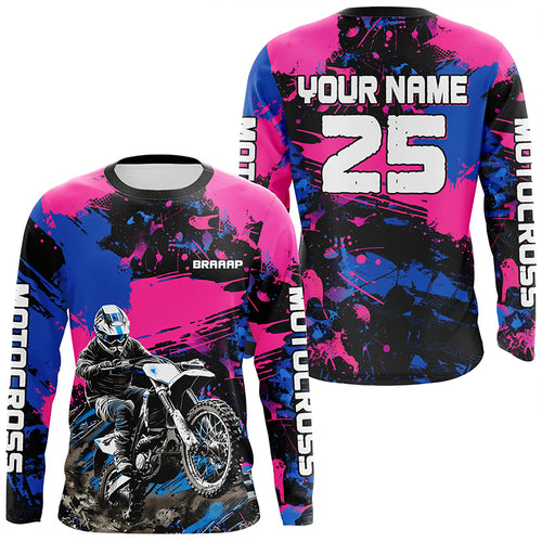 Custom Motocross Jersey Dirt Bike Clothes Upf30+ Mens Women Off-Road Jersey| CTP16