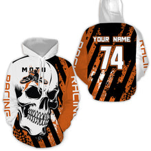 Load image into Gallery viewer, Custom Dirt Bike Hoodie Skull Motocross Hooded Jersey Mens Women Youth Motorcycle Hoodie| CTP37