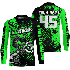 Custom Dirt Bike Jersey Exxtreme Motocross Jersey Upf30+ Mens Women Racing Shirt| CTP23