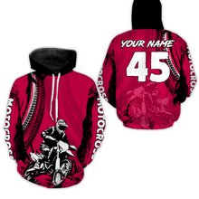 Load image into Gallery viewer, Adult&amp;Kid Pink Custom Motocross Jersey UPF30+ MX Racing Biker Off-road Dirt Bike Racewear| CTP65