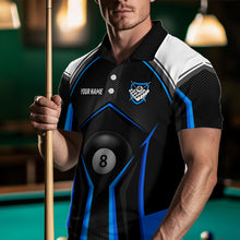 Load image into Gallery viewer, Billiard Jersey 8 Ball Pool Men Custom Billiard Shirt for Men Billiard Team Jersey Polo &amp; 1/4 Zip NNT33