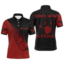 Load image into Gallery viewer, Strike Bowling Polo Shirt For Men Custom Bowling Jersey Bowing Team Shirts BDT192