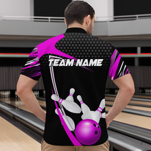 Load image into Gallery viewer, Purple Bowling Shirts for Men and Women Bowling Shirt Team Bowling Polo &amp; 1/4 Zip Shirt MBL36