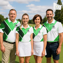 Load image into Gallery viewer, Green And White Golf Ball Golf Polo Shirts Custom Golf Clothing, Golf Gifts For Mens NHT591