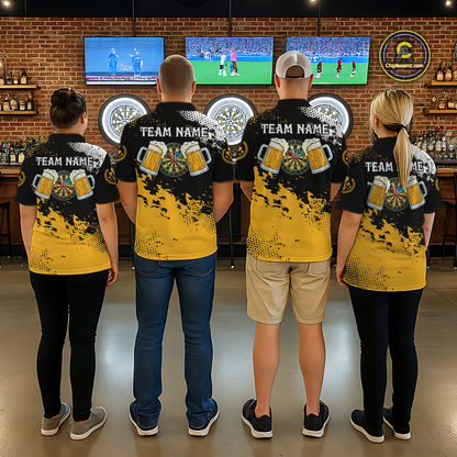 Custom Beer Darts Shirt for Women Darts Team Jerseys Dartboard Shirt Dart League NNT264
