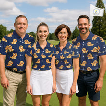 Load image into Gallery viewer, Mens Golf Polo Shirt Custom Funny Cocker Spaniel Team Mens Golf Tops, Dog Lover Gift NHN0210