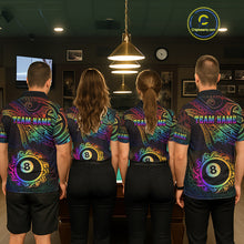 Load image into Gallery viewer, Colorful Rainbow Tribal Billiard Jersey For Women 8 Ball Billiard Uniform Billiard Team Shirts NYN2922