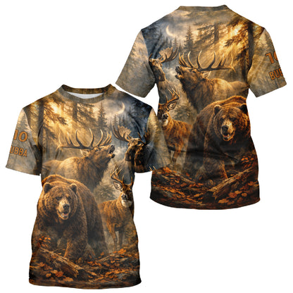 Bears Elk Deer Moose Hunting FSD4791KYC
