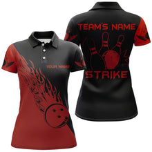 Load image into Gallery viewer, Strike Bowling Polo Shirt For Women Custom Bowling Jersey Bowing Team Shirts BDT193