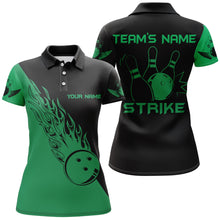 Load image into Gallery viewer, Strike Bowling Polo Shirt For Women Custom Bowling Jersey Bowing Team Shirts BDT193