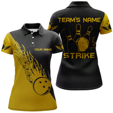 Load image into Gallery viewer, Strike Bowling Polo Shirt For Women Custom Bowling Jersey Bowing Team Shirts BDT193