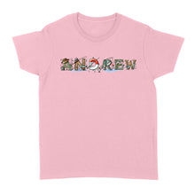 Load image into Gallery viewer, Personalized custom name fishing shirt for fisherman Women&#39;s T-shirt