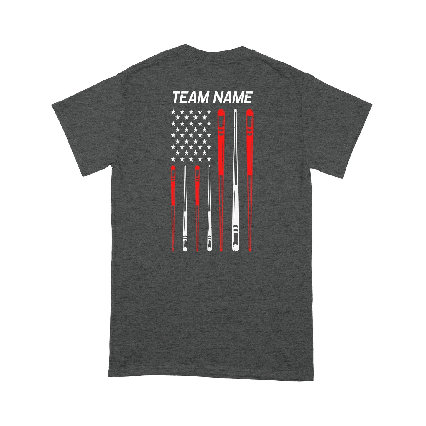 Patriotic American Flag Billiard T-Shirts Custom 8 Ball Pool Team Shirts For Players TDM3917