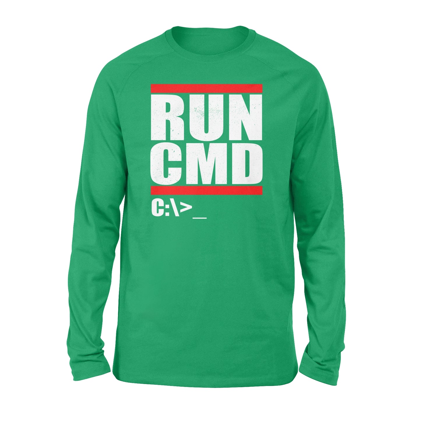 Run CMD  Computer Nerd - Standard Long Sleeve
