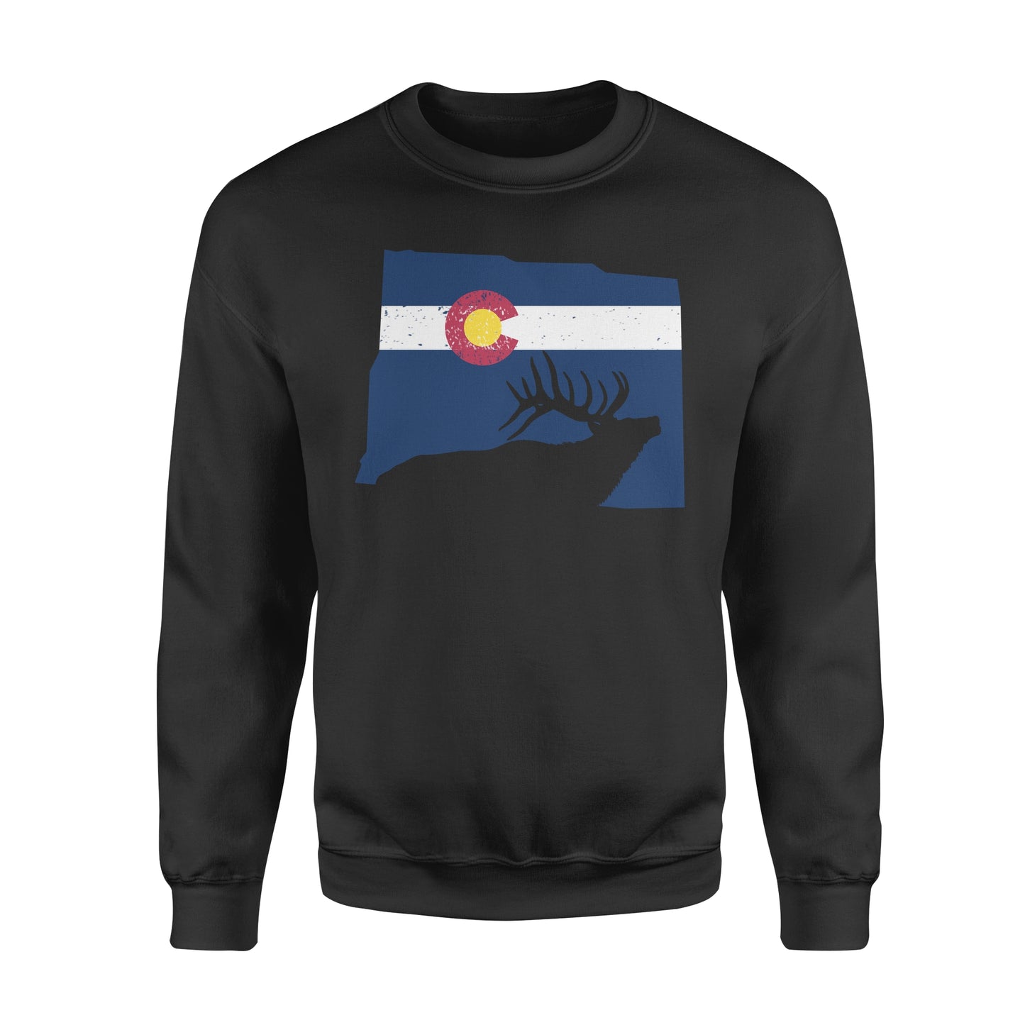 Colorado Elk Hunting, Colorado Elk Hunter, Elk Hunt, Elk Hunting Gift Essential Standard Crew Neck Sweatshirt - NQSD234