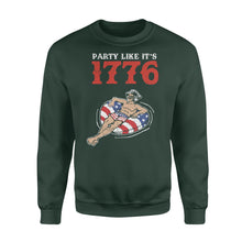 Load image into Gallery viewer, Women's USA Patriotic party like it's 1776 - Standard Crew Neck Sweatshirt
