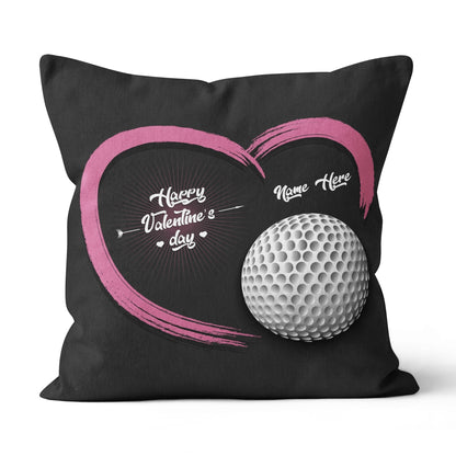 Custom Valentines Day Golf Gifts For Golfer Personalized Golf Pillow LDT1194