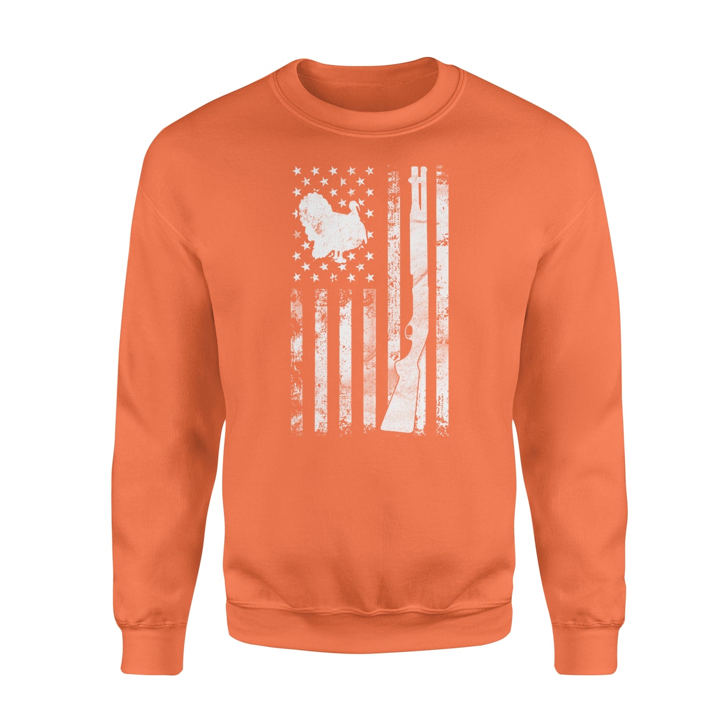 Hunting Shirt with American Flag, Shotgun Hunting Shirt, Turkey Hunting Shirt D05 NQS1338 - Sweatshirt