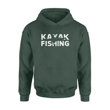 Load image into Gallery viewer, Kayak fishing Hoodie kayak Angler Bass Fishing gift - FSD1177