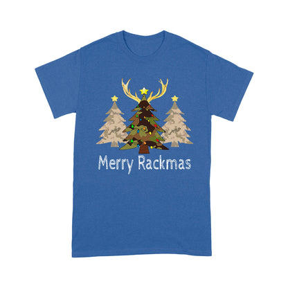 Deer, Elk, Moose hunting Merry Rackmas hunting gift for men T-Shirt TAD02