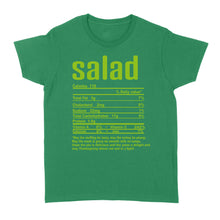 Load image into Gallery viewer, Salad nutritional facts happy thanksgiving funny shirts - Standard Women's T-shirt