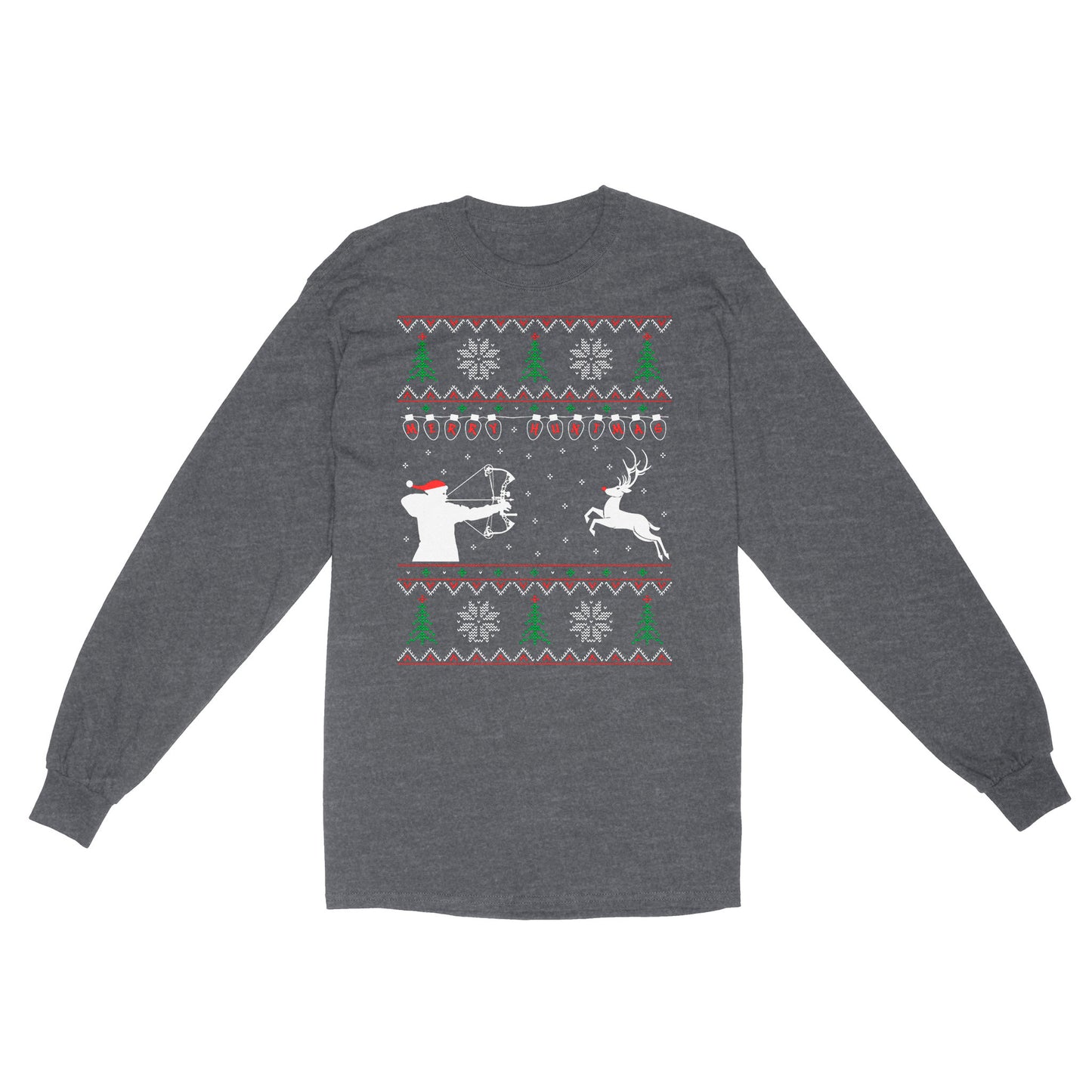Merry Huntmas Deer hunting Christmas gifts | Long Sleeve - FSD3524 D02