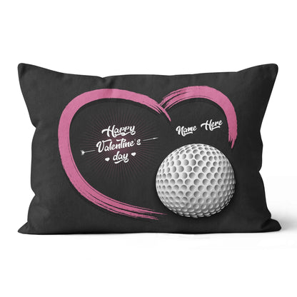 Custom Valentines Day Golf Gifts For Golfer Personalized Golf Pillow LDT1194