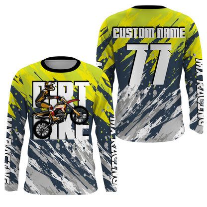 Dirt bike riding jersey Motocross custom off-road MX UPF30+ youth men women racing motorcycle PDT123