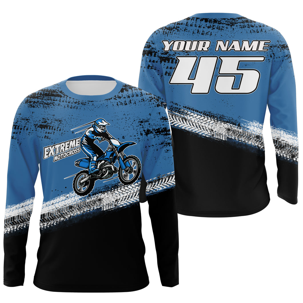 Custom Motocross racing jersey MX UPF30+ dirt bike for youth men women motorcycle riding shirt PDT125
