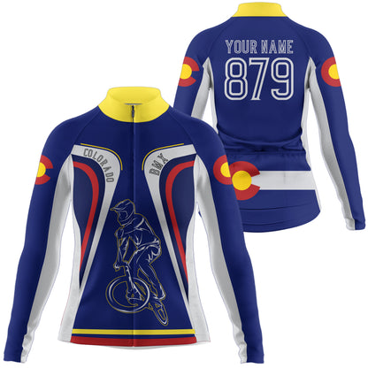 BMX Colorado CO Mens Womens Cycling Jersey Custom Cyclist Bicycle Motocross Biking| NMS804