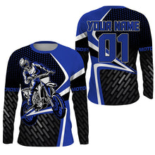 Load image into Gallery viewer, Adult&amp;Kid Custom Motocross Jersey UPF30+ Dirt Bike MX Racing Off-road Motorcycle Shirt NMS1151