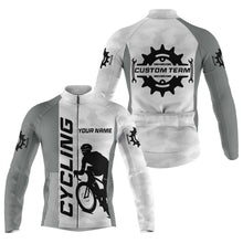 Load image into Gallery viewer, Mens cycling jersey Cycle gear with 3 pockets Anti-UV reflective long short sleeve bicycling shirt| SLC116