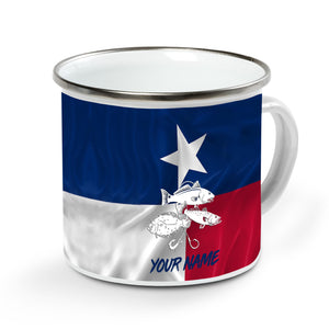 Texas slam redfish, trout, flounder custom campfire mugs, personalized fishing mugs for fisherman D02 NQS1316