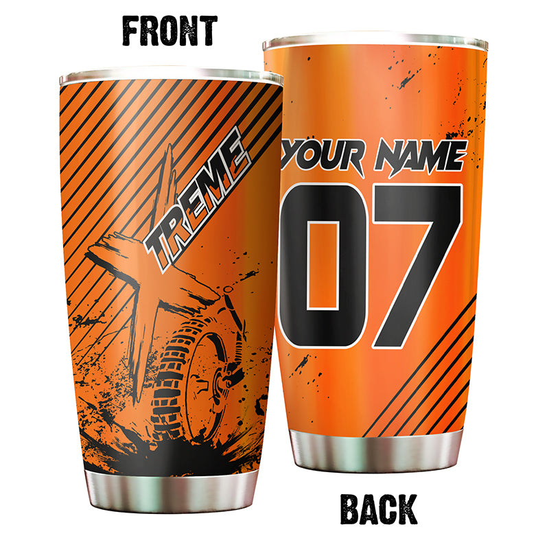 Personalized Motocross Tumbler Cup - Dirt Bike Off-Road Tumbler, Gift For Motorcycle Lover Drinkware CDT14