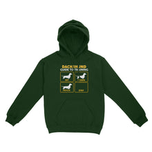 Load image into Gallery viewer, Dachshund Standard Hoodie | Funny Guide to Training dog - FSD2407D08