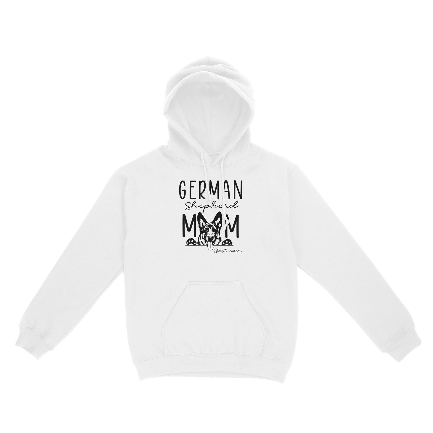 Womens German Shepherd Mom Best Ever Shirt Funny Dog Mom Gift Smiling Dog Standard Hoodie FSD2366D08