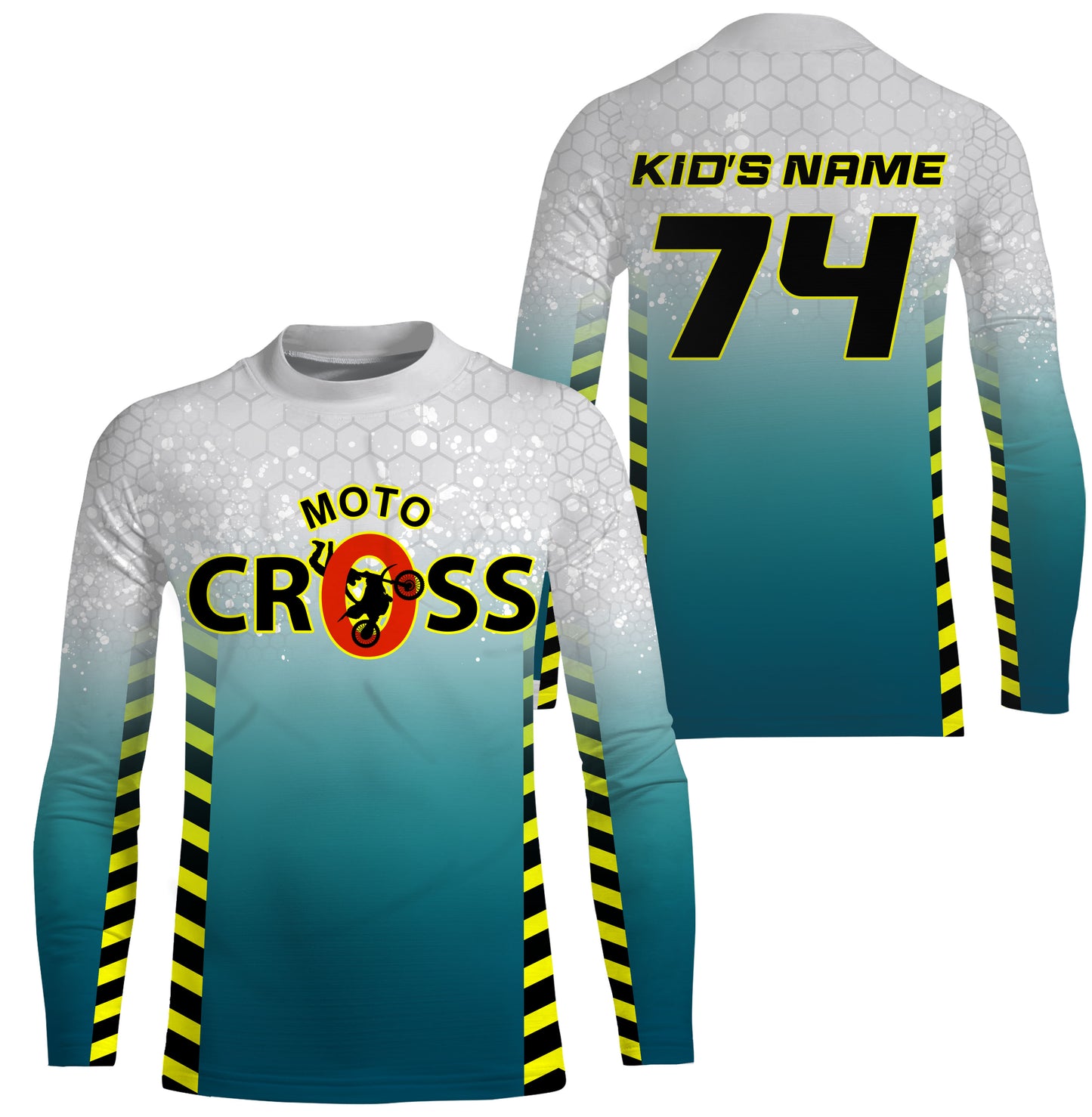Custom name&number MX racing jersey kids men women dirt bike Motocross offroad UPF30+ motorcycle PDT122