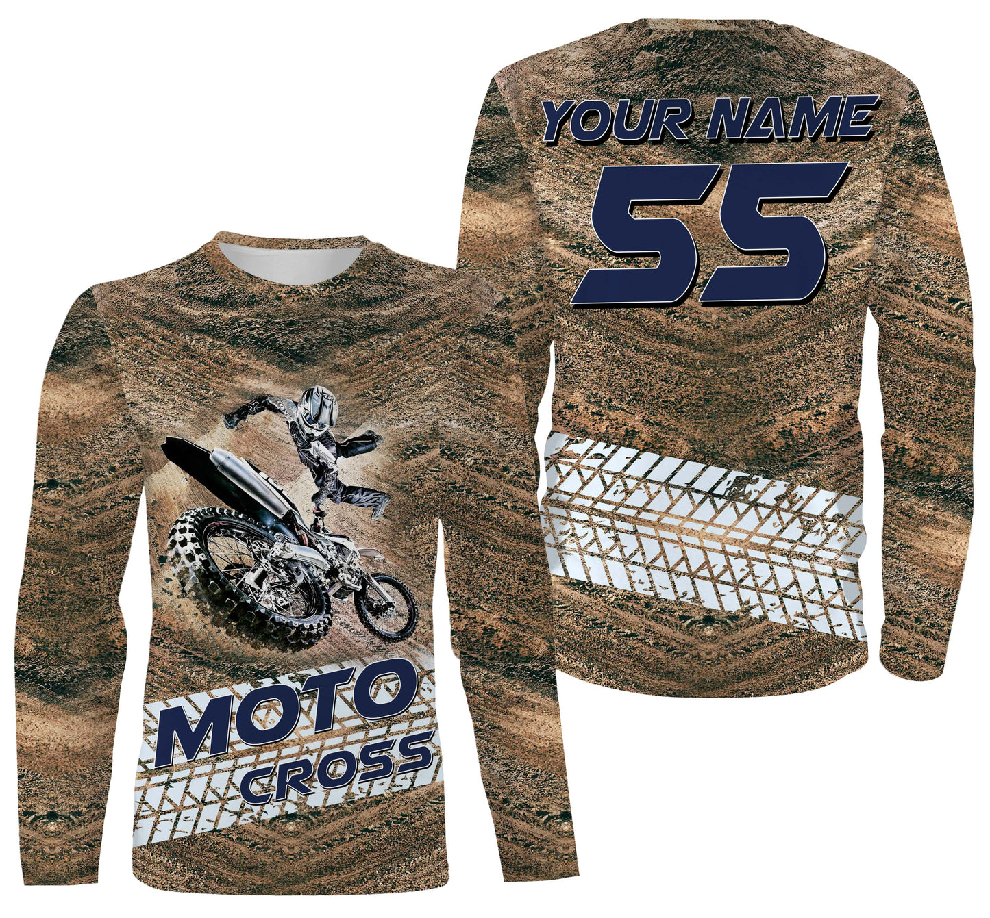 Motocross Rider Personalized Long Sleeves, Hoodie, T-shirt, All Over Printed Motorcycle Off-road Dirt Racing Shirt| NMS300